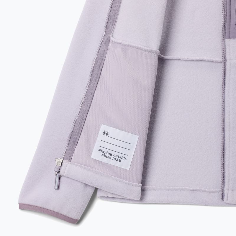 Дитяча флісова кофта Columbia Fast Trek IV Fleece Full Zip lavender pearl/shale purple 3