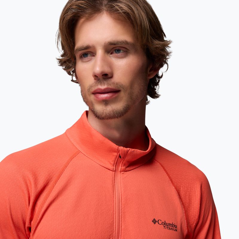 Кофта трекінгова чоловіча Columbia DriVenture Half Zip zing/white 5