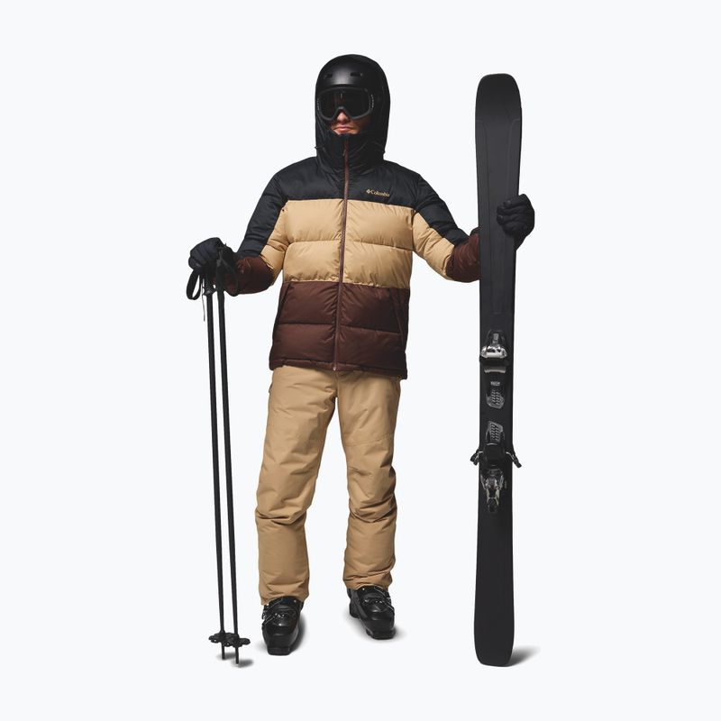 Чоловіча лижна куртка Columbia Slope Style black/canoe/tobacco 2