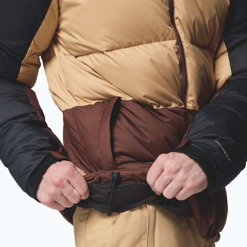 Чоловіча лижна куртка Columbia Slope Style black/canoe/tobacco 8