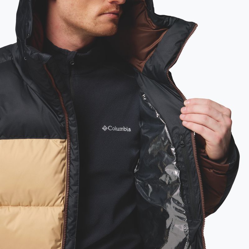 Чоловіча лижна куртка Columbia Slope Style black/canoe/tobacco 9
