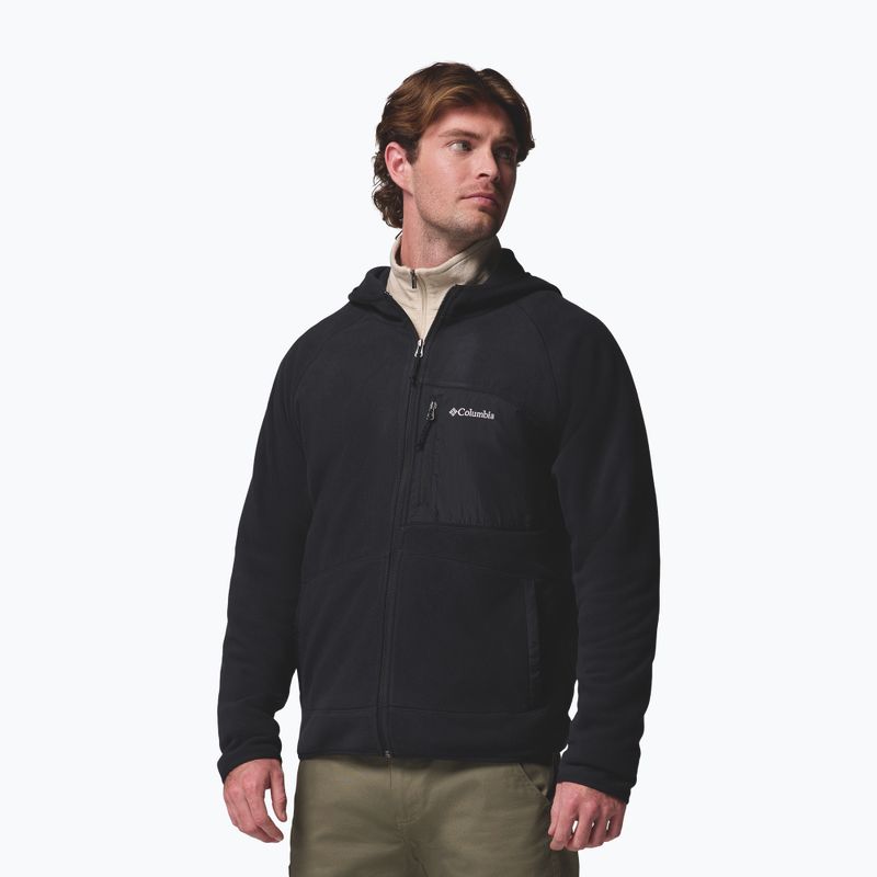 Кофта чоловіча Columbia Fast Trek Overlay Hooded black 4