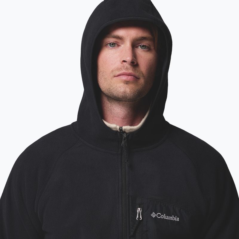 Кофта чоловіча Columbia Fast Trek Overlay Hooded black 6