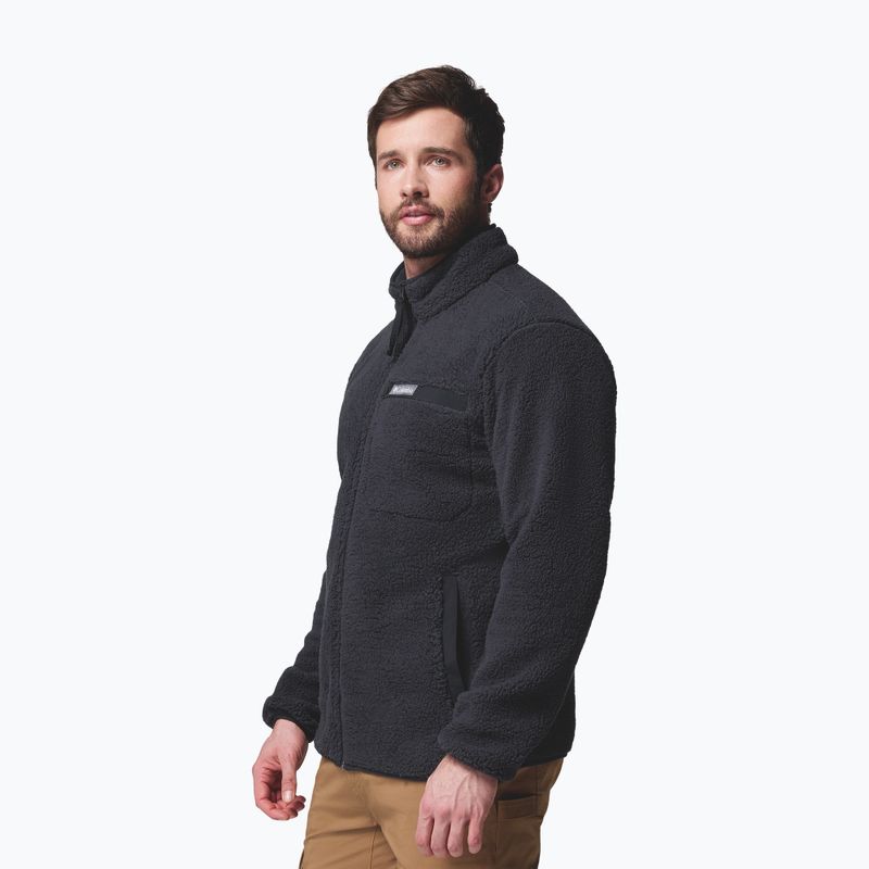 Кофта чоловіча Columbia Rugged Ridge High Pile Full Zip black 4