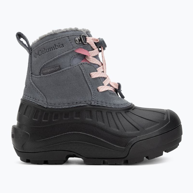 Черевикі зимові дитячі Columbia Youth Powderbug Alpine graphite/pink haze 2
