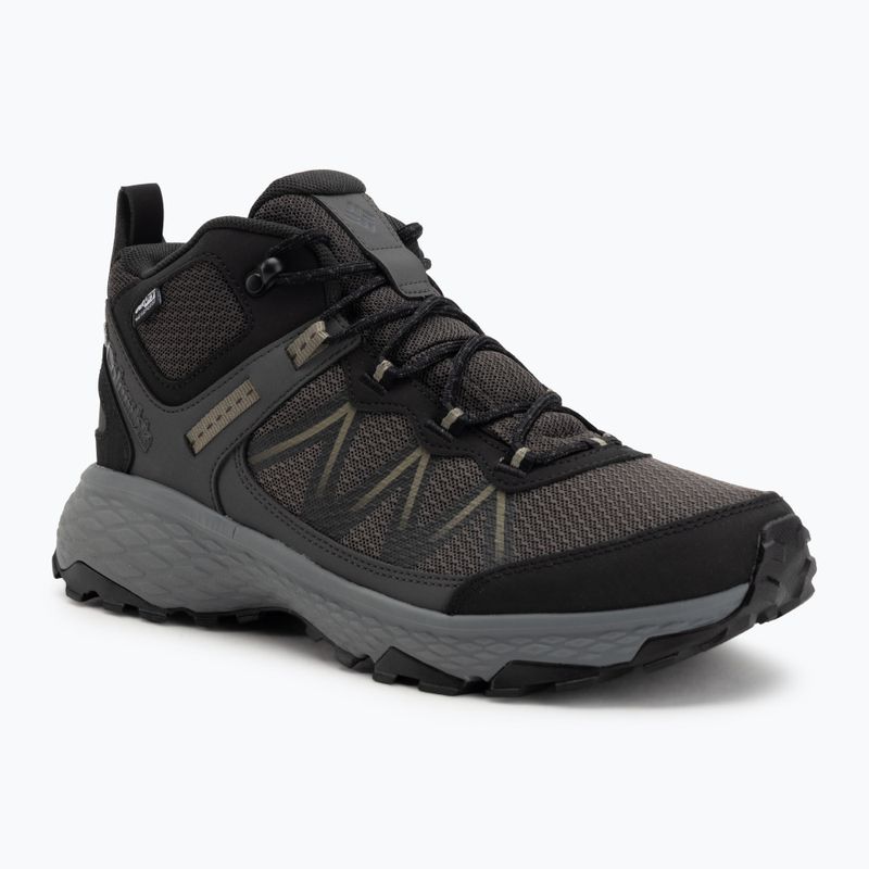 Чоловічі трекінгові черевики Columbia Peakfreak Rush Mid Outdry dark grey/stone green