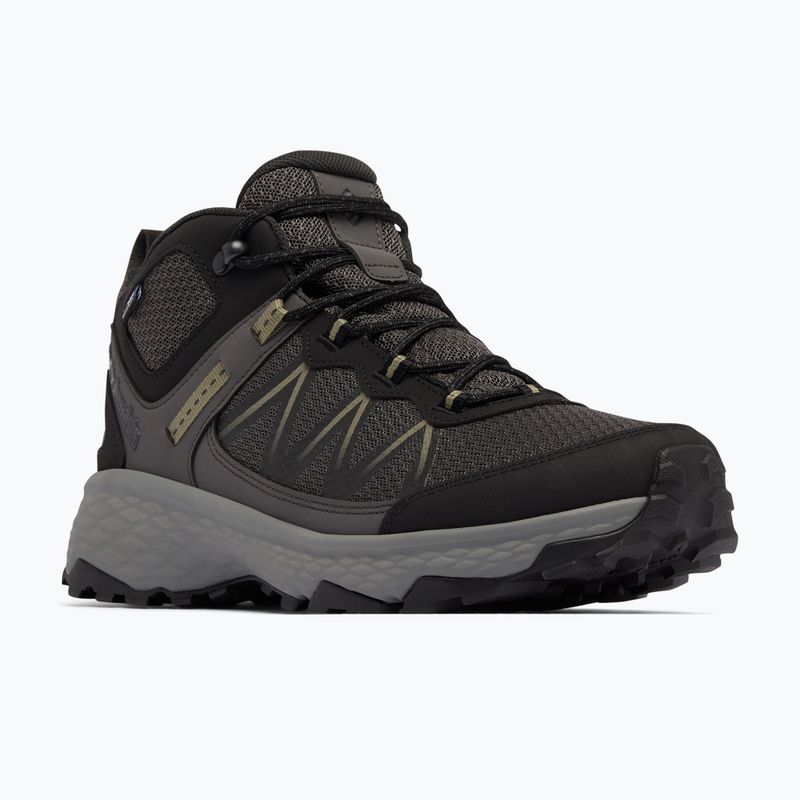 Чоловічі трекінгові черевики Columbia Peakfreak Rush Mid Outdry dark grey/stone green 8