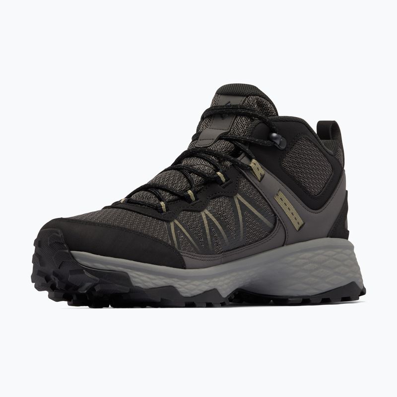 Чоловічі трекінгові черевики Columbia Peakfreak Rush Mid Outdry dark grey/stone green 9