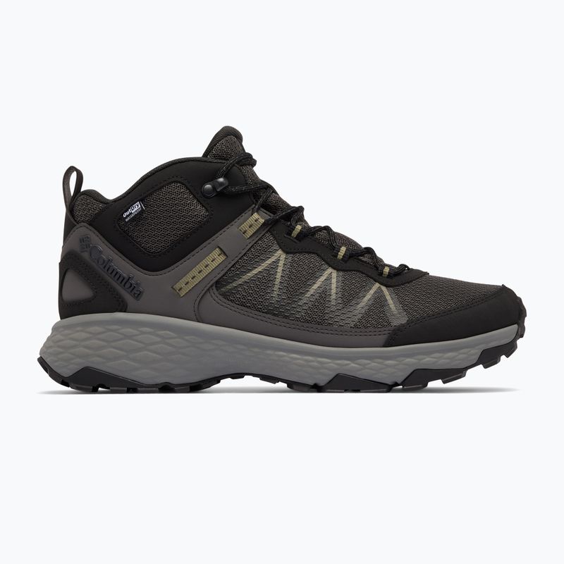 Чоловічі трекінгові черевики Columbia Peakfreak Rush Mid Outdry dark grey/stone green 10