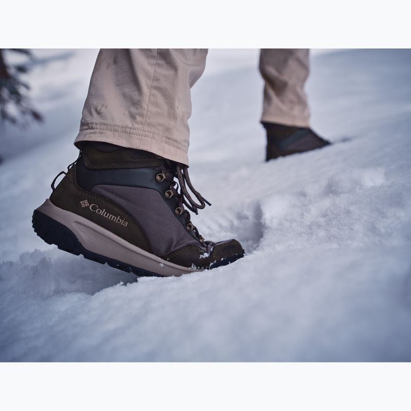 Черевики трекінгові чоловічі Columbia Burnsider Omni-Heat Infinity deep olive/tangy orange 9