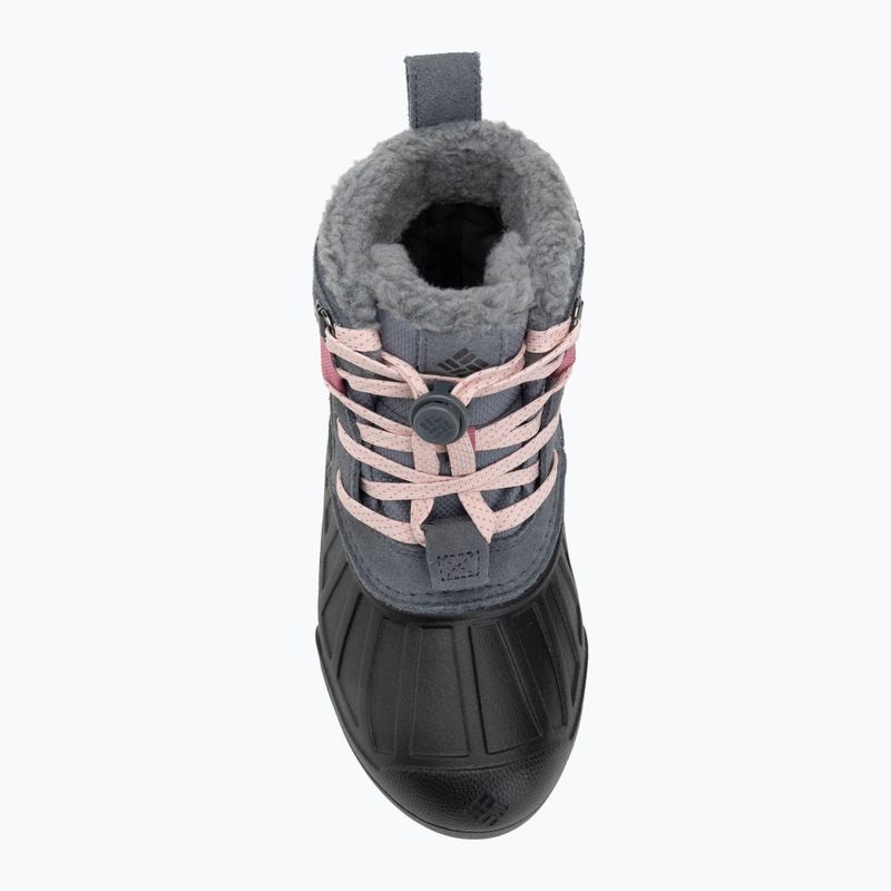 Черевикі зимові дитячі Columbia Youth Powderbug Alpine graphite/pink haze 5