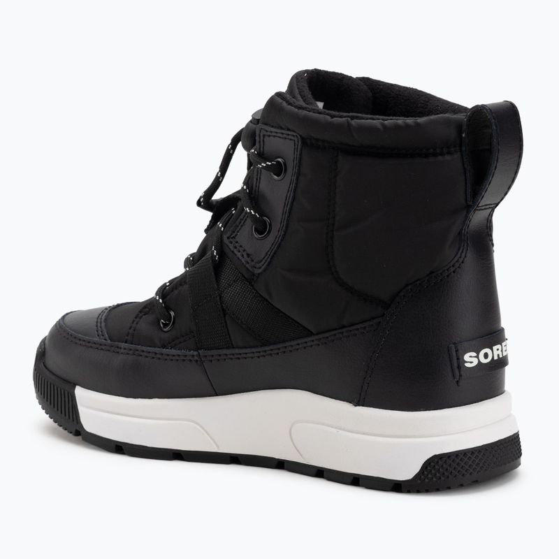 Черевики зимові дитячі Sorel Youth Whitney Mid Wp black/sea salt 3