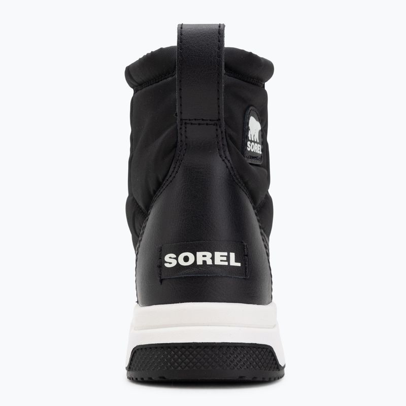 Черевики зимові дитячі Sorel Youth Whitney Mid Wp black/sea salt 6