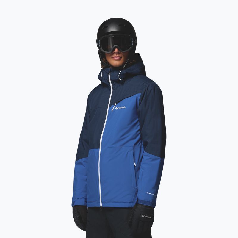 Чоловіча лижна куртка Columbia Iceberg Point II mountain blue/collegiate navy 4