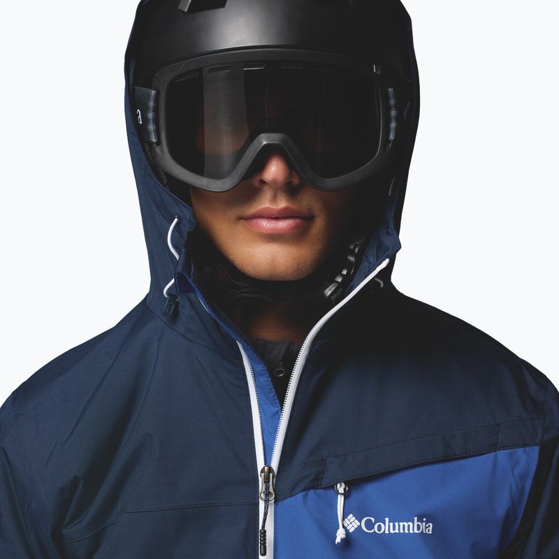 Чоловіча лижна куртка Columbia Iceberg Point II mountain blue/collegiate navy 5