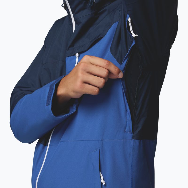 Чоловіча лижна куртка Columbia Iceberg Point II mountain blue/collegiate navy 7