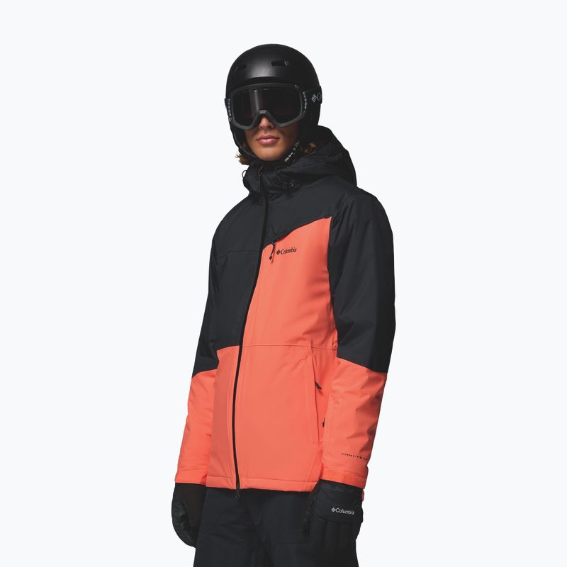 Чоловіча лижна куртка Columbia Iceberg Point II zing/black 4
