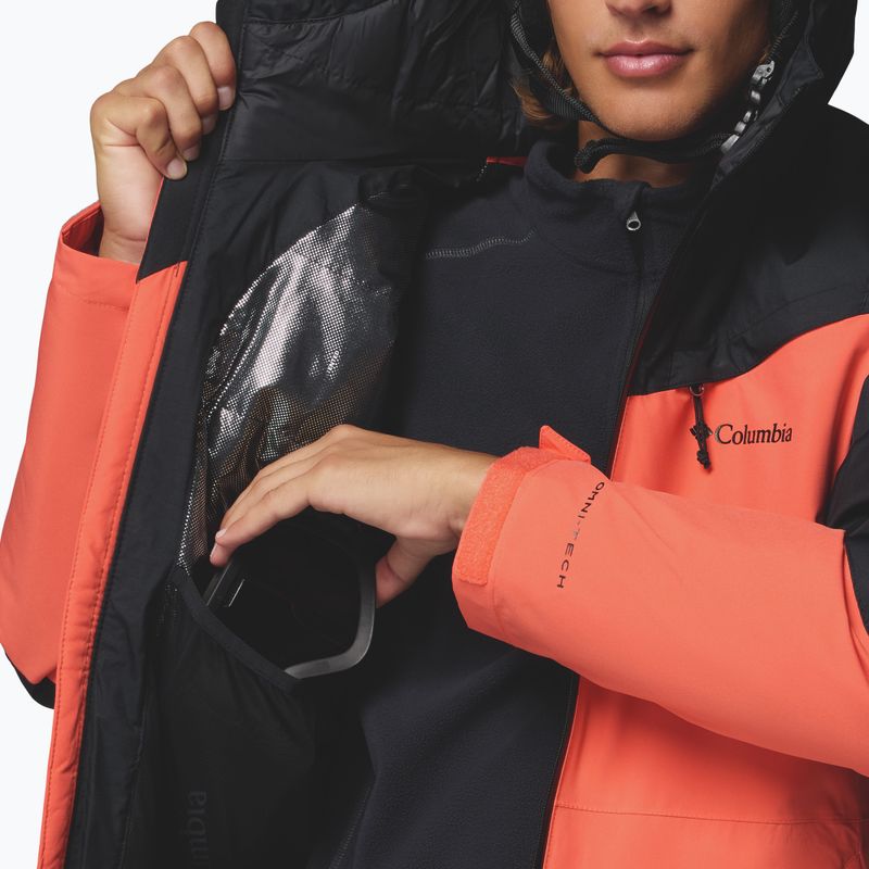 Чоловіча лижна куртка Columbia Iceberg Point II zing/black 10