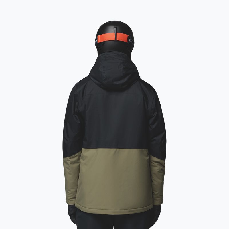 Чоловіча лижна куртка Columbia Iceberg Point II stone green/black 3