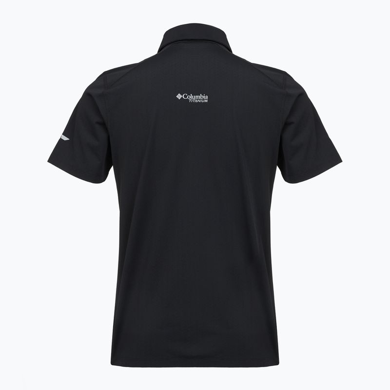 Чоловіча футболка Columbia Diamond Peak Pro Polo black 2