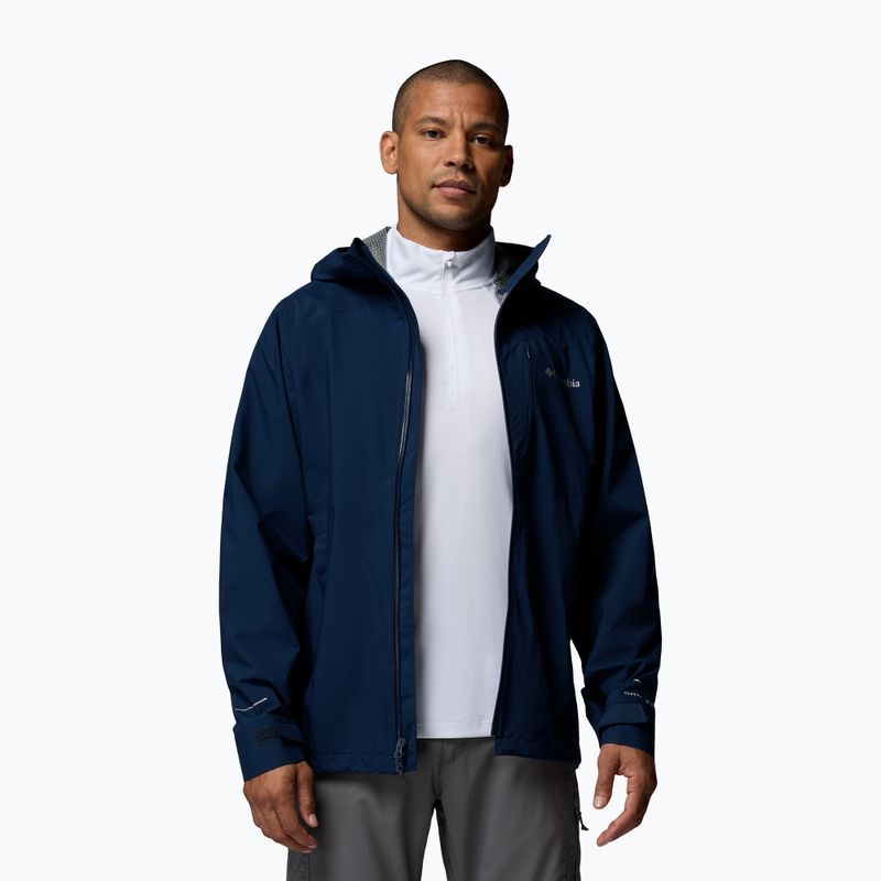Чоловіча софтшелл куртка Columbia Trailborne 2.5L collegiate navy 5