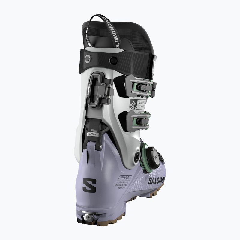 Черевики лижні жіночі Salomon Shift Supra S Boa 105 W GW cosmic sky/cool gray 5/shale green 2