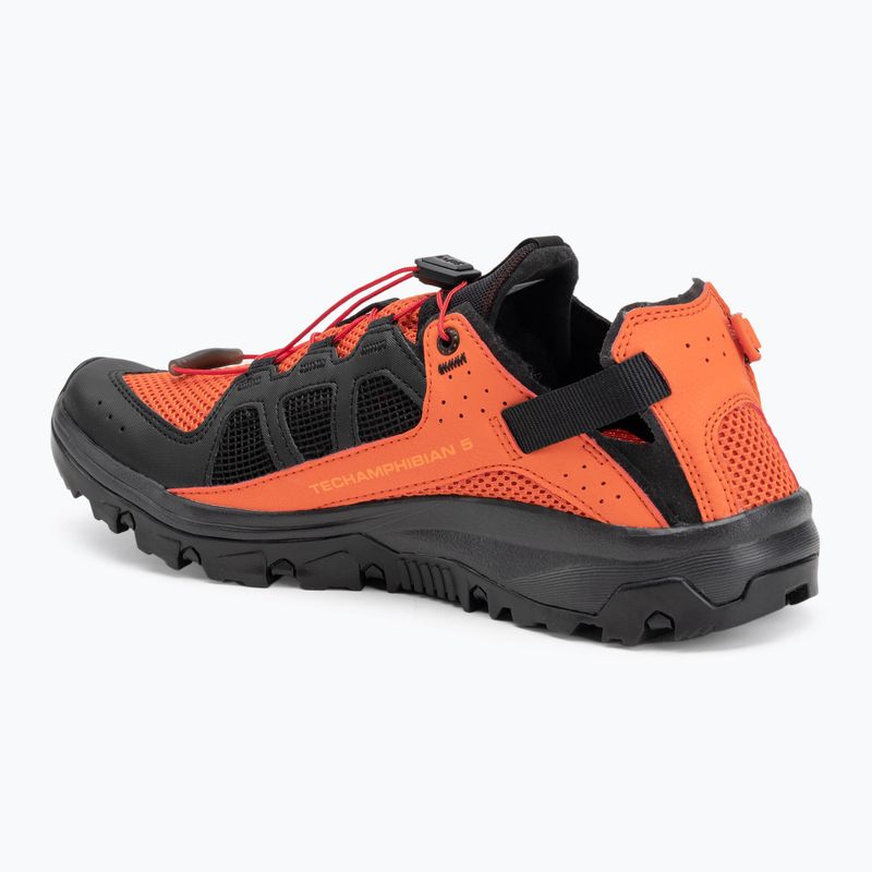 Кросівки туристичні чоловічі Salomon Techamphibian 5 redora/black/turmer 3