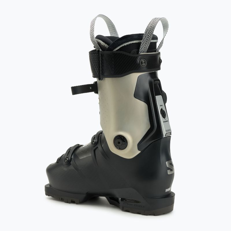 Черевики гірськолижні жіночі Salomon S/PRO Supra Dual Boa 105 W GW black/light bronze metallic/black 2