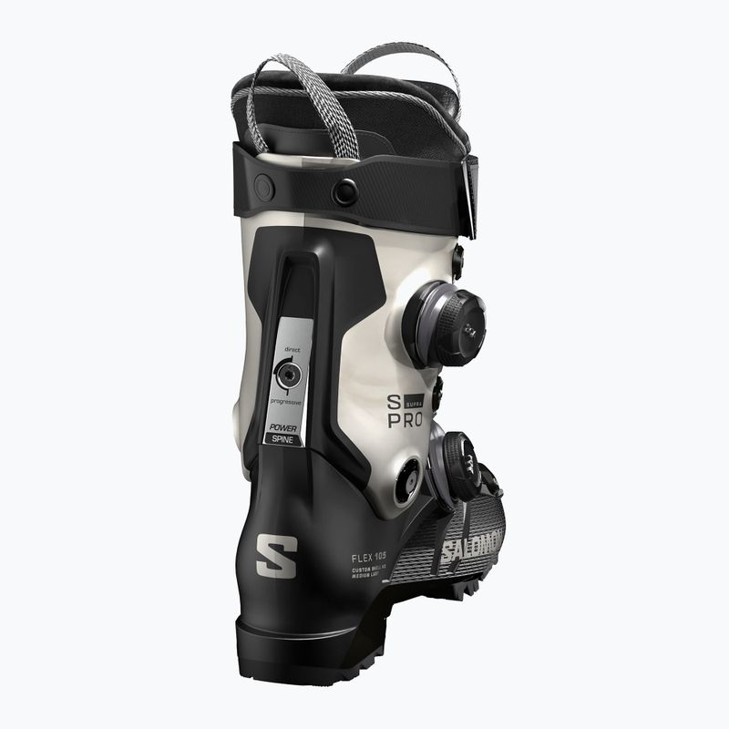 Черевики гірськолижні жіночі Salomon S/PRO Supra Dual Boa 105 W GW black/light bronze metallic/black 2