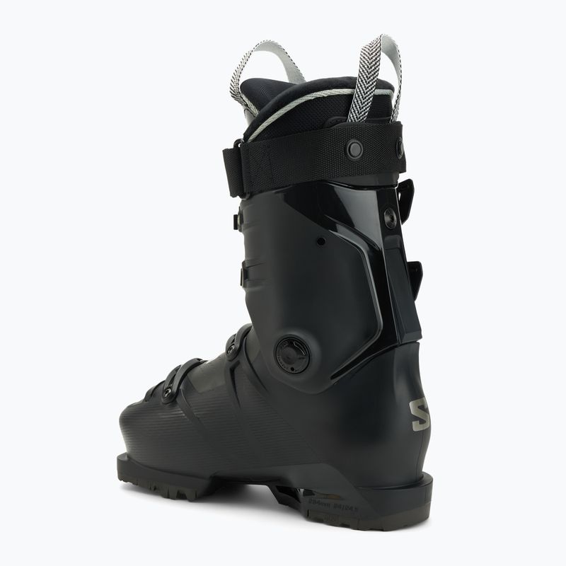 Черевики гірськолижні жіночі Salomon S/Pro Supra Boa 85 W black/black/light bronze met 2