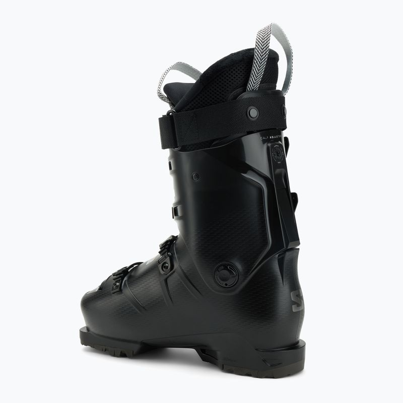 Черевики гірськолижні чоловічі Salomon S/Pro Delta 90 GW black/black/dark grey met 2