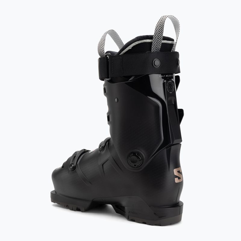 Черевики гірськолижні жіночі Salomon S/Pro Delta Boa 95 W GW black/black/pink gold metallic 2