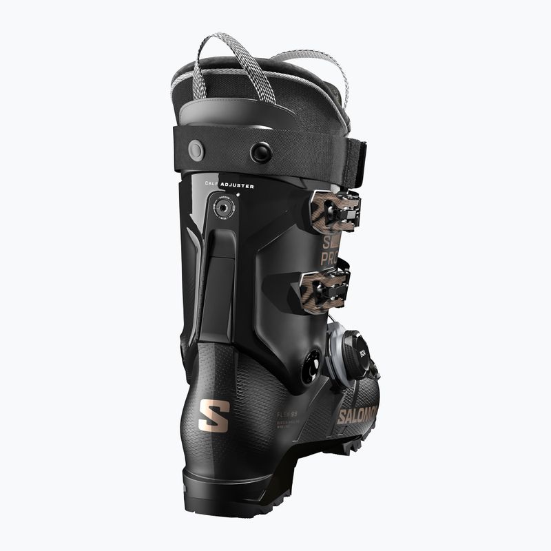 Жіночі гірськолижні черевики Salomon S/Pro Delta Boa 95 W GW black/black/pink gold metallic 2