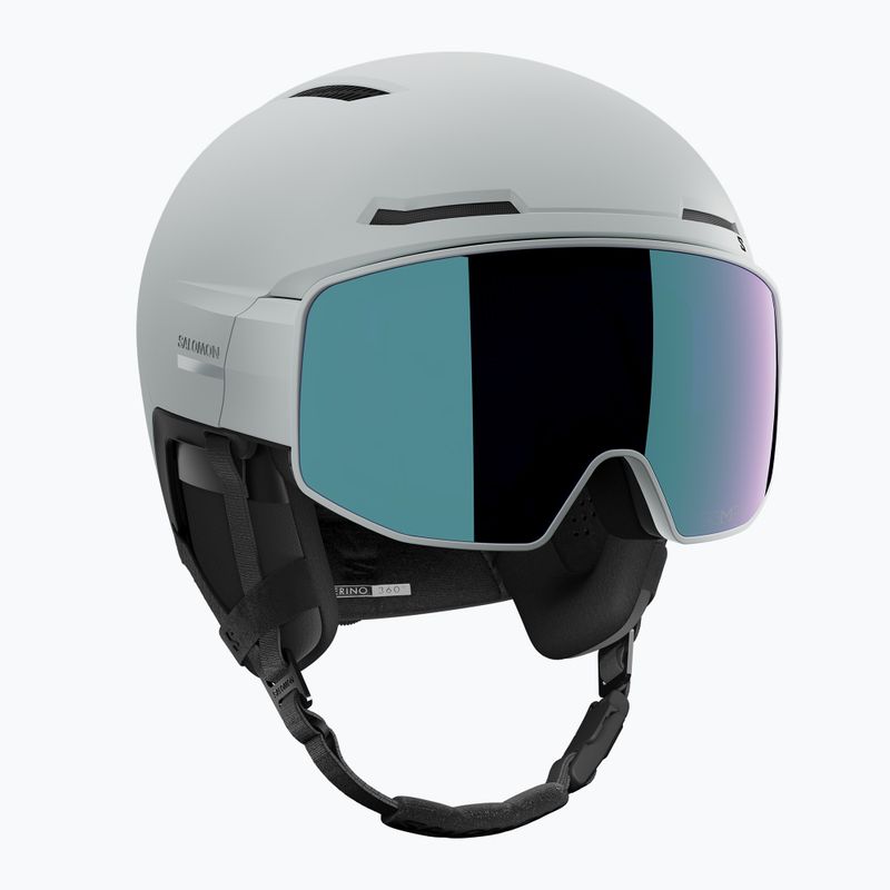 Шолом гірськолижний Salomon Driver Prime Sigma Plus ice flow/sigma sky blue/sigma ice blue