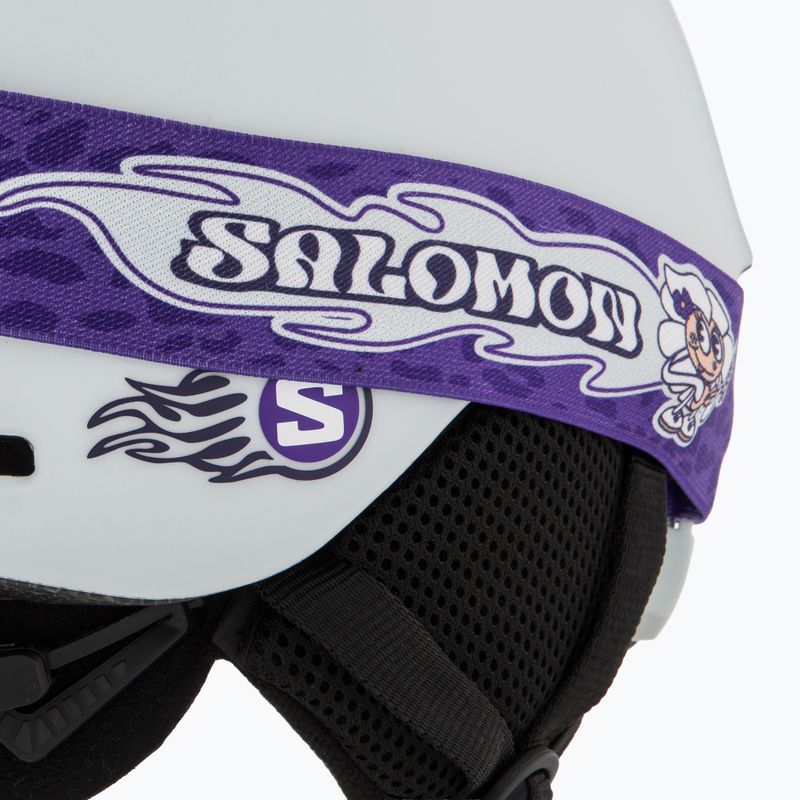 Шолом гірськолижний дитячий Salomon Player Combo + Окуляри XV Jr ice flow/ice flow mid blue 7