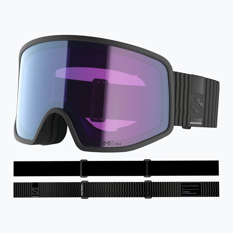 Окуляри гірськолижні Salomon Sentry Pro Sigma Photo black/sigma photo sky blue 5