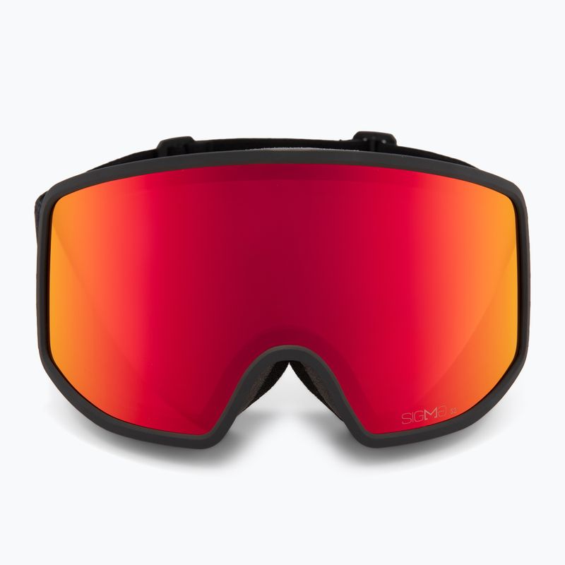 Окуляри гірськолижні Salomon Sentry Pro Sigma black/sigma poppy red 2