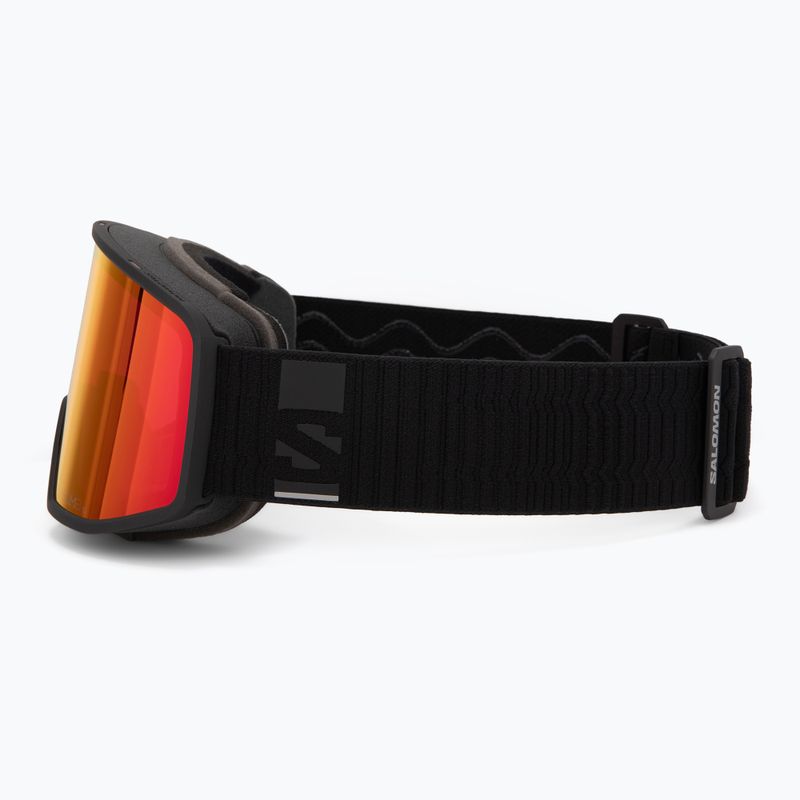 Окуляри гірськолижні Salomon Sentry Pro Sigma black/sigma poppy red 4