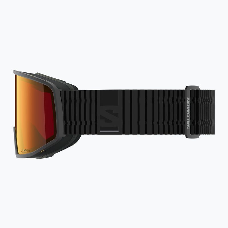 Гірськолижні окуляри Salomon Sentry Pro Sigma black/sigma poppy red 4