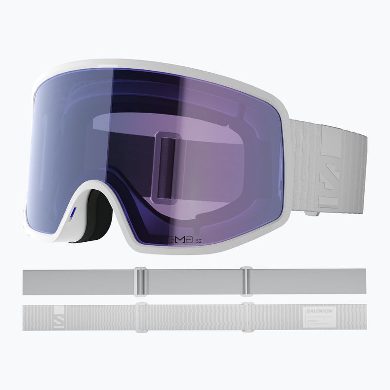 Гірськолижні окуляри Salomon Sentry Pro Sigma white/sigma ice blue 5