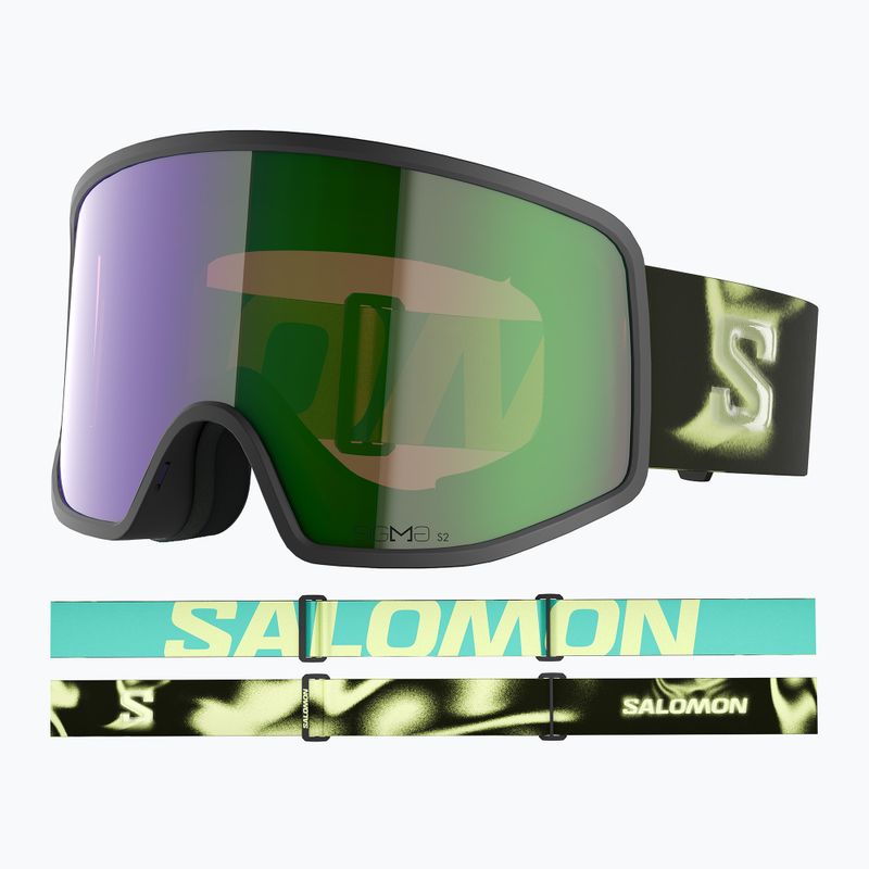 Гірськолижні окуляри Salomon Sentry Pro Sigma black/sigma emerald 5