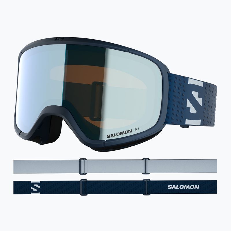 Окуляри гірськолижні Salomon Aksium 2.0 dress blue/ml light blue 5