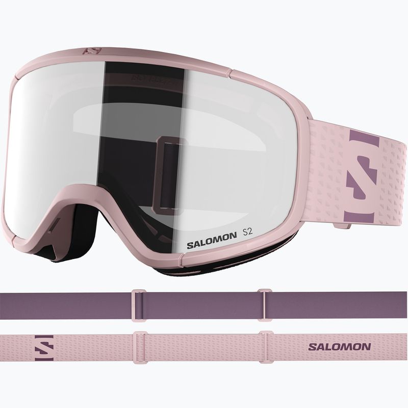 Окуляри лижні Salomon Aksium 2.0 S2 heavenly pink/ml super white 2
