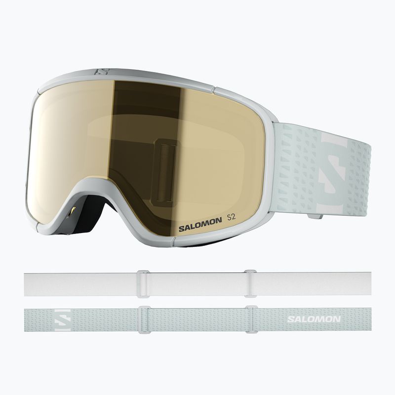 Окуляри гірськолижні Salomon Aksium 2.0 S Acces ice flow/flash gold 9