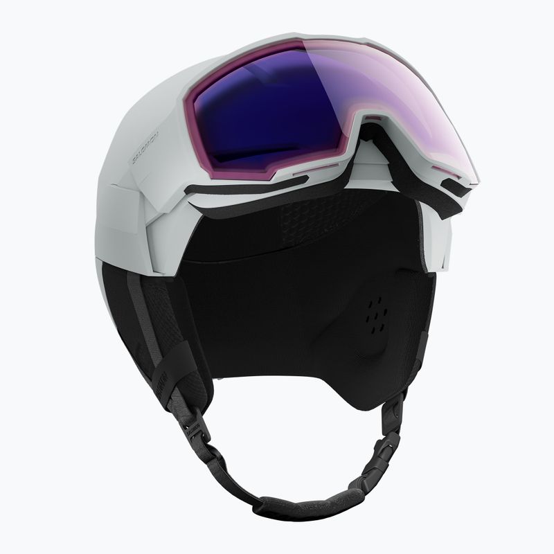 Шолом гірськолижний Salomon Osmo Pro Sigma Photo ice flow/sky blue 2