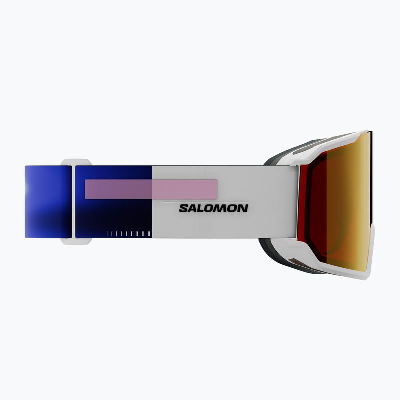 Лижні окуляри Salomon S/View 3 white/ml mid red 3