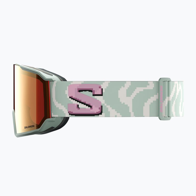 Лижні окуляри Salomon S/View 3 iceberg green/ml ruby 4