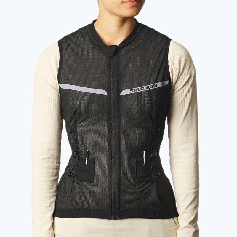Жилет гірськолижний жіночий Salomon Flexcell Pro black