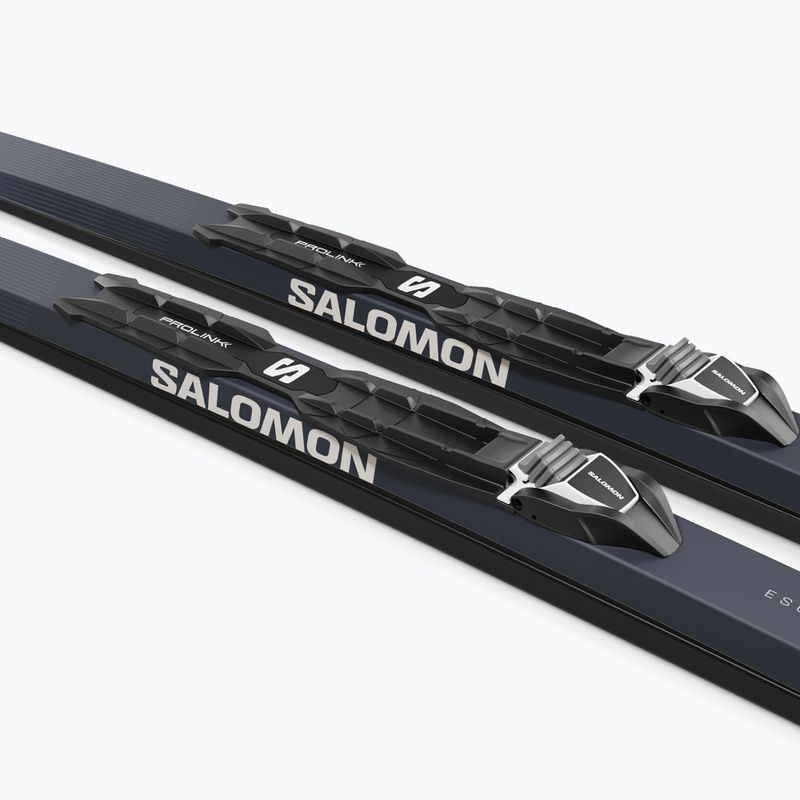 Лижі бігові Salomon Escape 51 Grip PM+ wiązania Prolink Access Clasic silver/sargasso sea/coppen blue 6