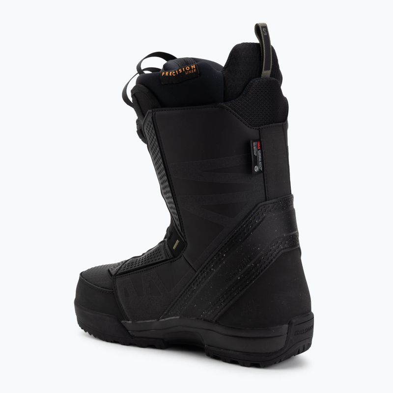 Черевики для сноуборду чоловічі Salomon Malamute Dual Boa black 2